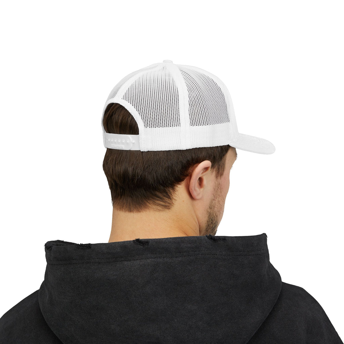 F9 Classic Circle Trucker Hat "White"