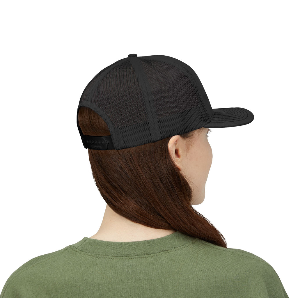 F9 Classic Circle Trucker Hat "Black"