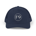 F9 Classic Circle Trucker Hat "Navy"