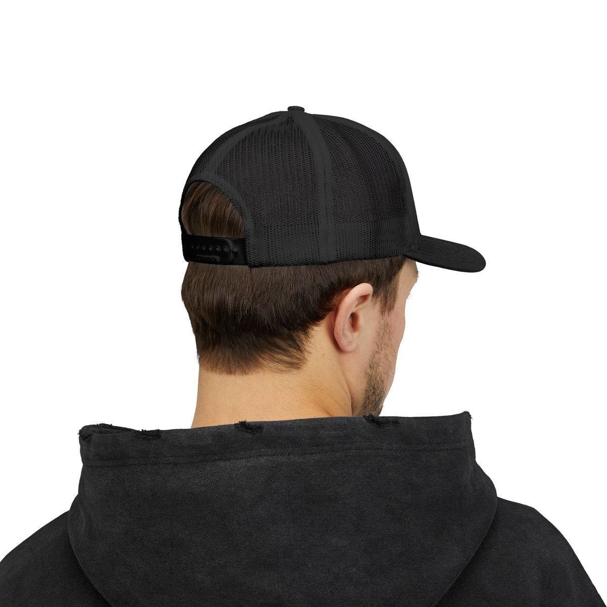 F9 Classic Circle Trucker Hat "Black"