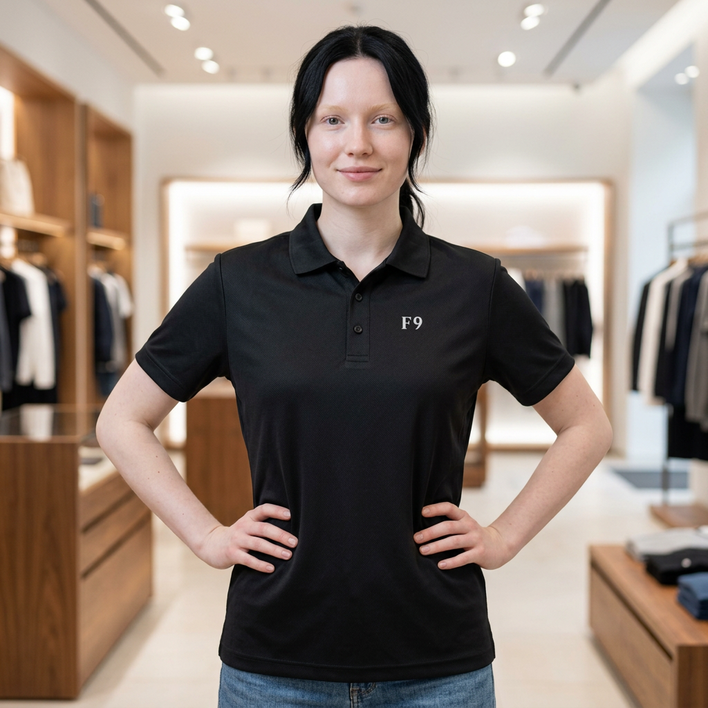 F9 Classic Performance Polo "Black"