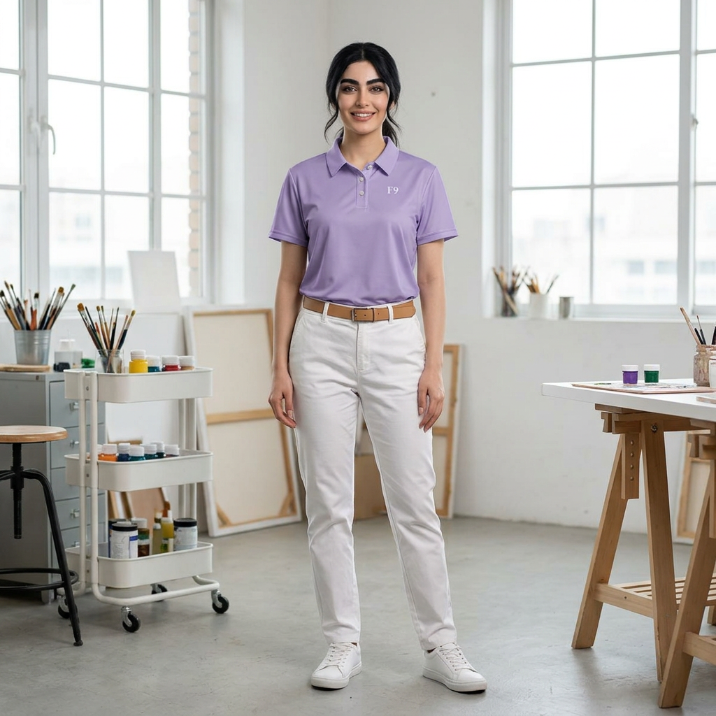 F9 Lavender Performance Polo (LTD Colorway)