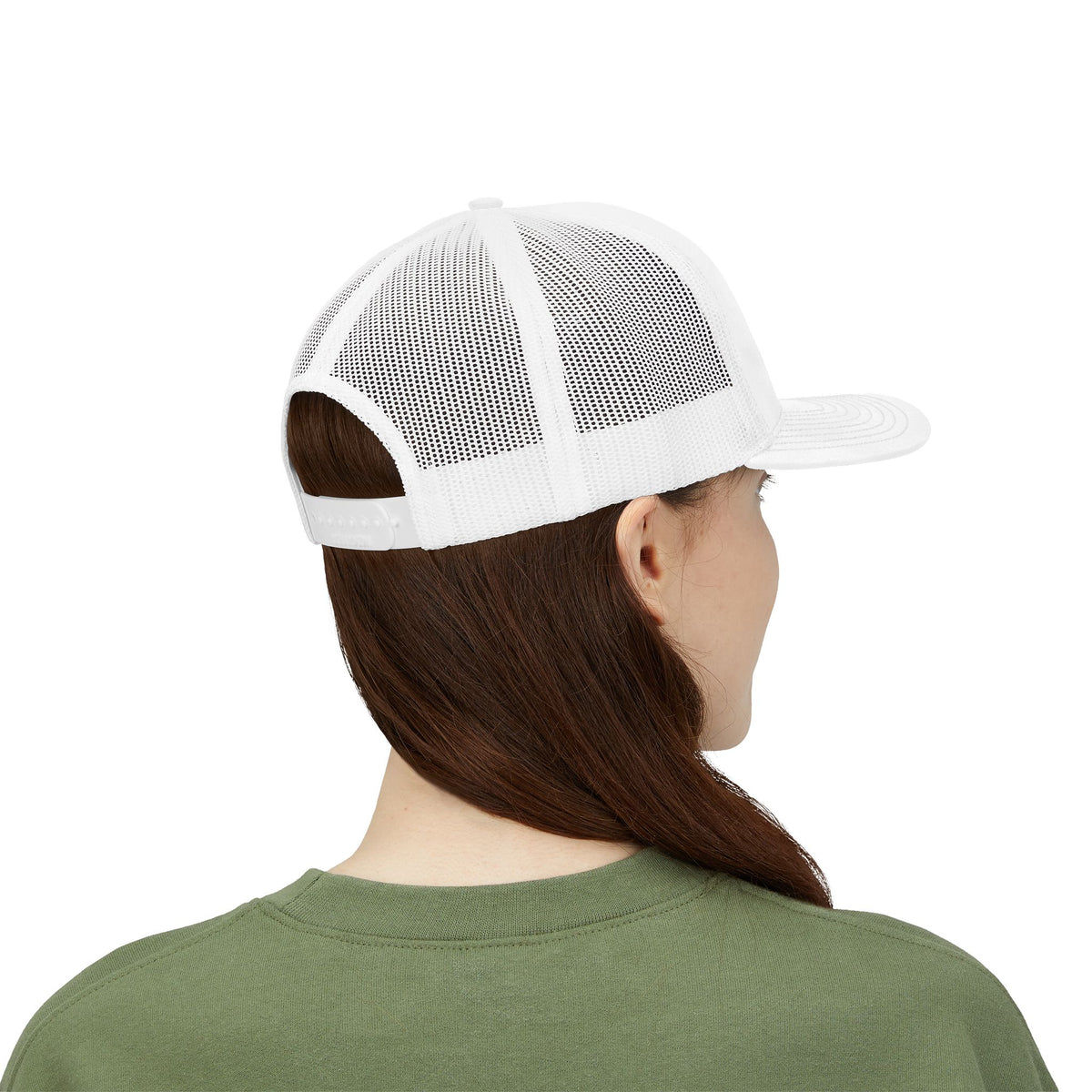 F9 Classic Circle Trucker Hat "White"