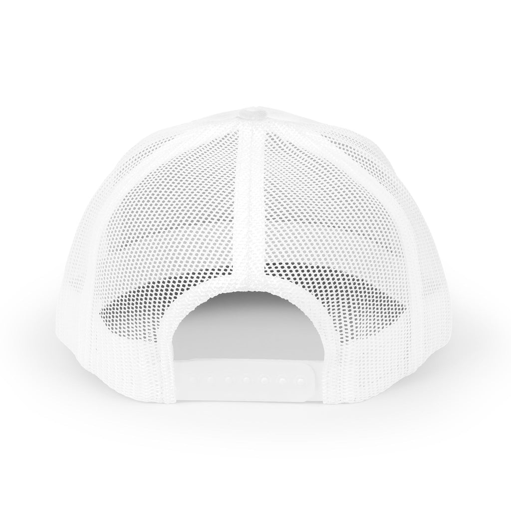 F9 Classic Circle Trucker Hat "White"