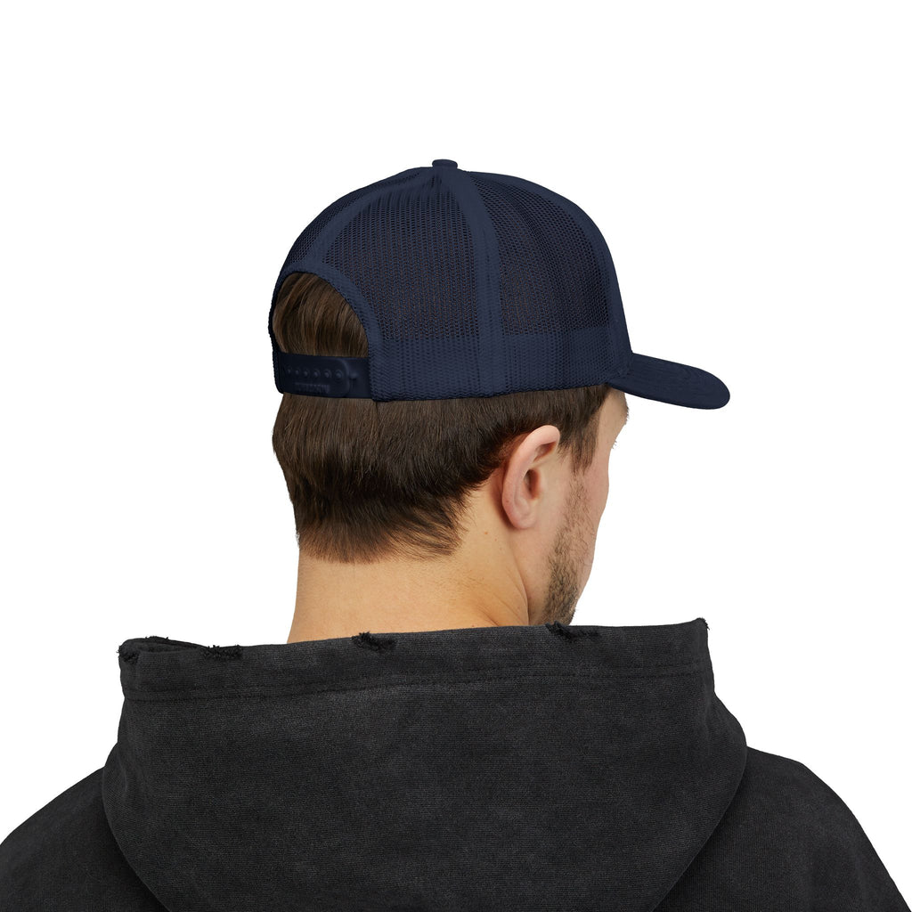 F9 Classic Circle Trucker Hat "Navy"