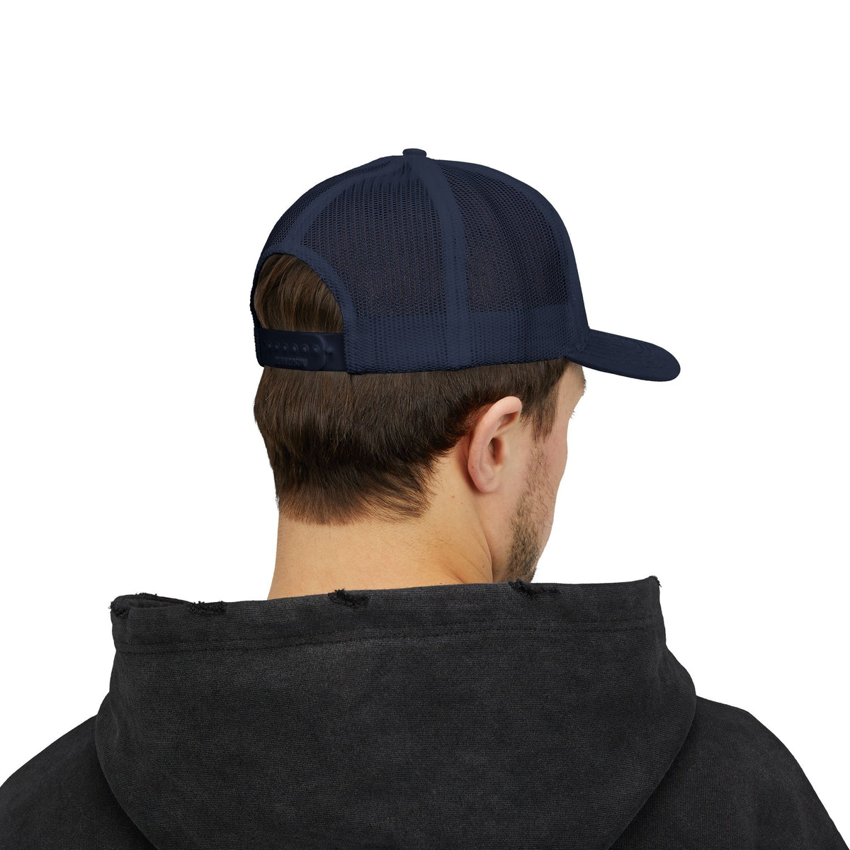 F9 Classic Circle Trucker Hat "Navy"
